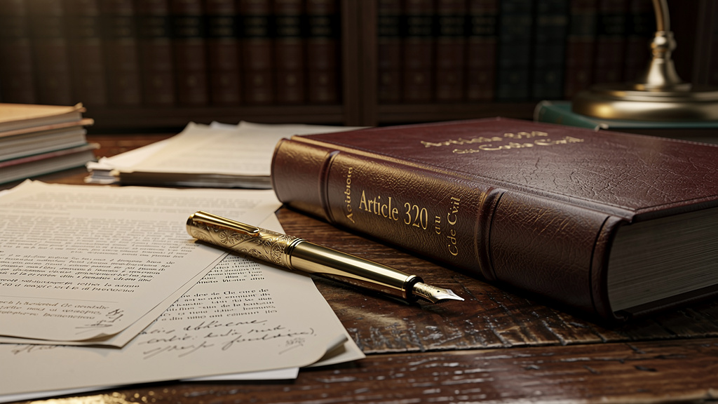 Les bases de l'article 320 du code civil expliquées en termes simples