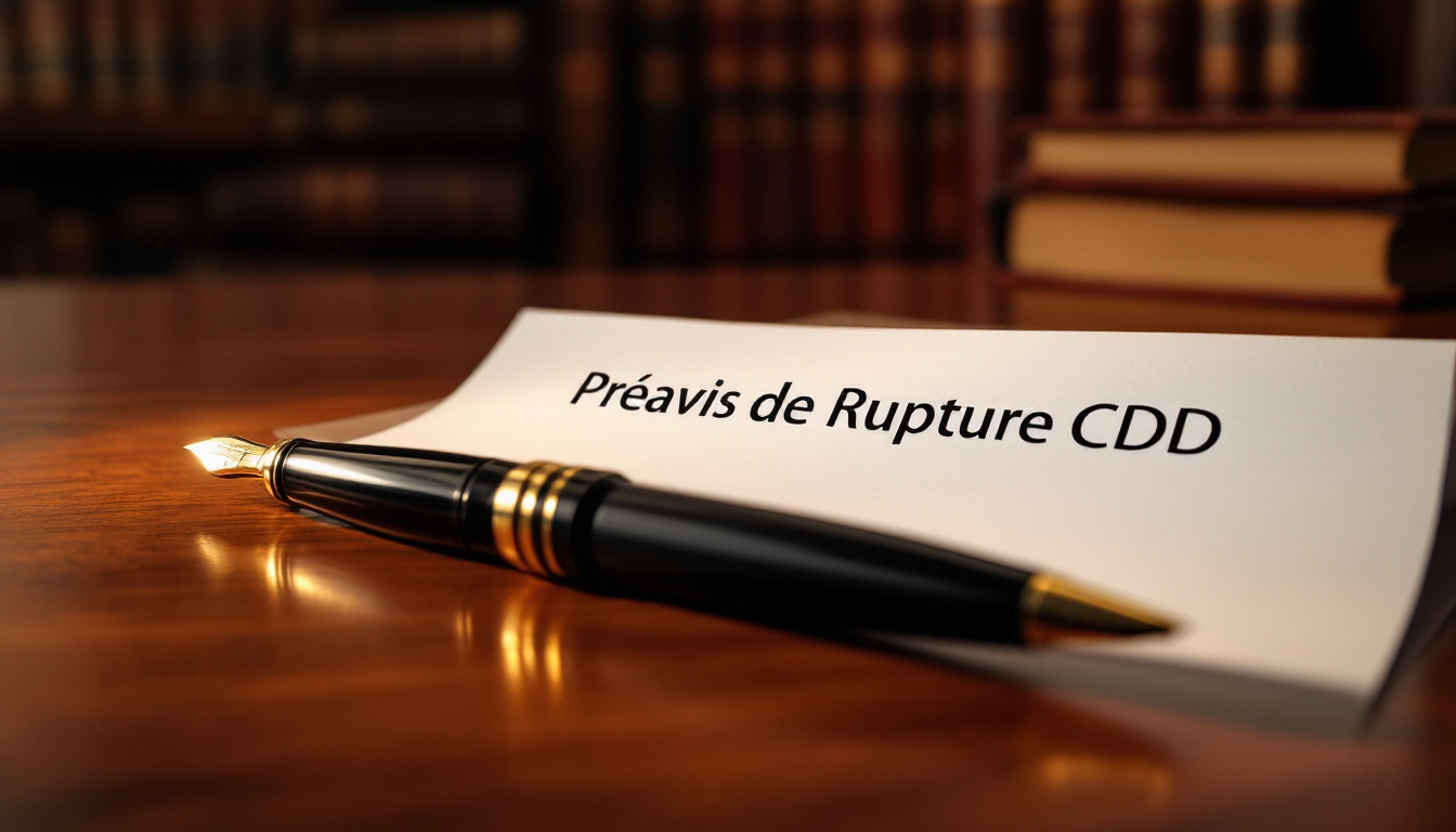 Préavis rupture CDD : quand et comment agir pour le mieux